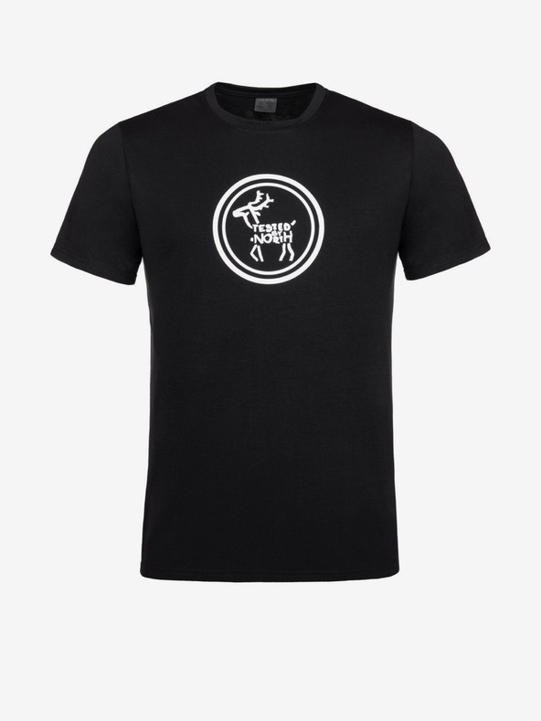 Kilpi Fekete férfi nyomtatott póló Kilpi BRANDYS