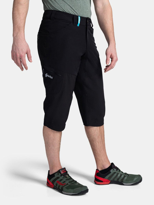 Kilpi Fekete férfi háromnegyedes nadrág Kilpi OTARA