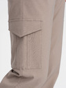 Ombre Clothing Bézs színű férfi cargo nadrág Ombre ruházat
