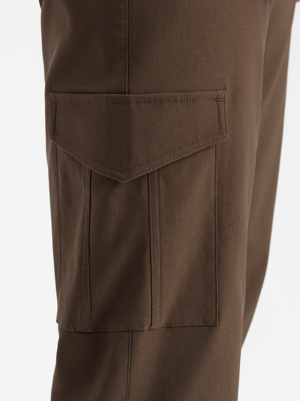 Ombre Clothing Khaki férfi cargo nadrág Ombre ruházat