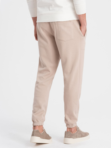 Ombre Clothing Bézs férfi Ombre Ruházat CARROT melegítőnadrág