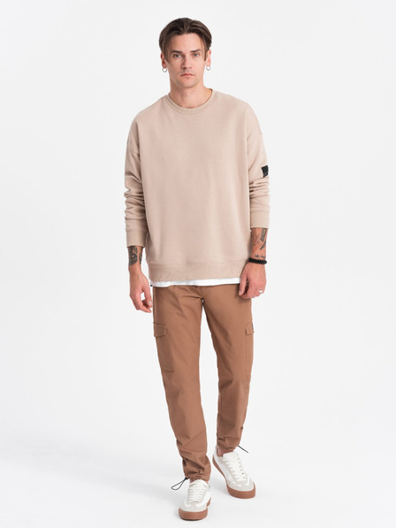 Ombre Clothing Barna Férfi Cargo nadrág Ombre ruházat
