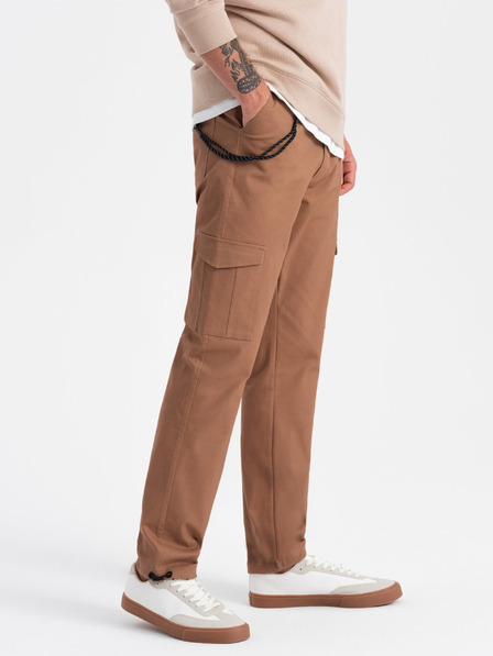 Ombre Clothing Barna Férfi Cargo nadrág Ombre ruházat
