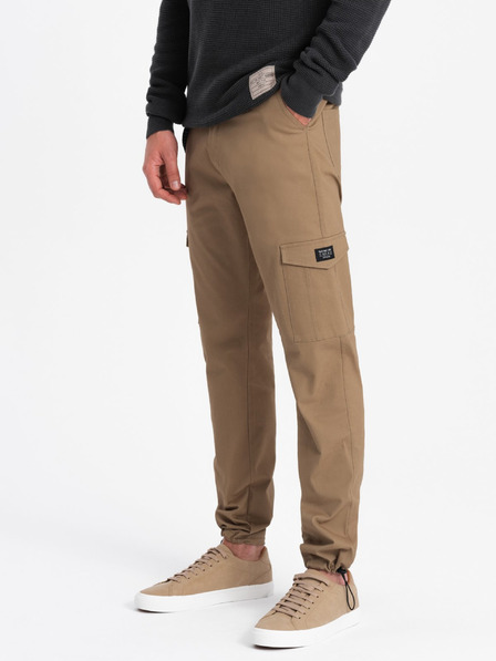 Ombre Clothing Barna Férfi Cargo nadrág Ombre ruházat