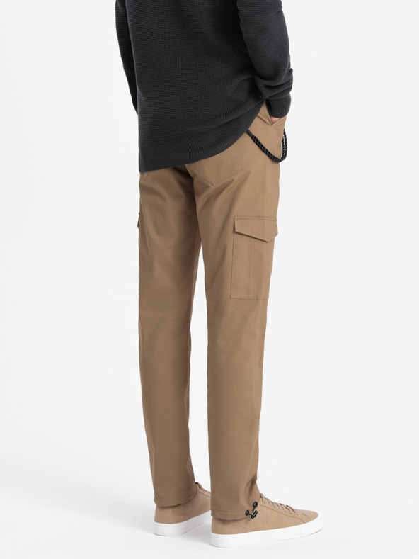 Ombre Clothing Barna Férfi Cargo nadrág Ombre ruházat