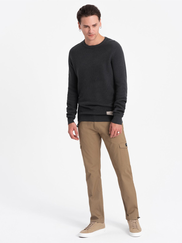 Ombre Clothing Barna Férfi Cargo nadrág Ombre ruházat