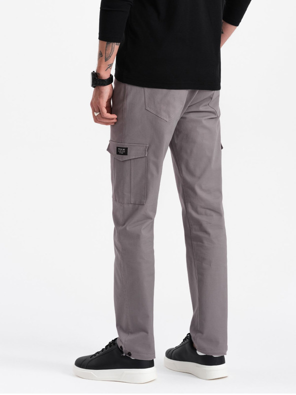 Ombre Clothing Szürke Férfi Cargónadrág Ombre ruházat