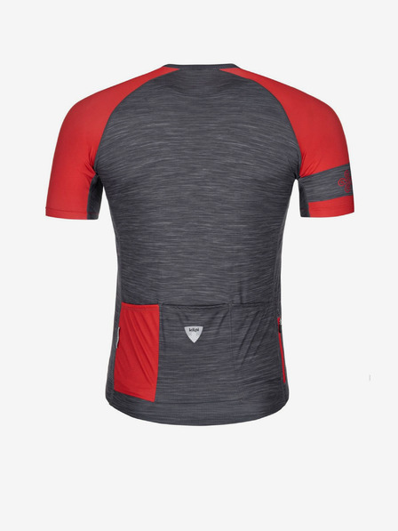 Kilpi Piros és szürke férfi Kilpi SELVA kerékpáros mez