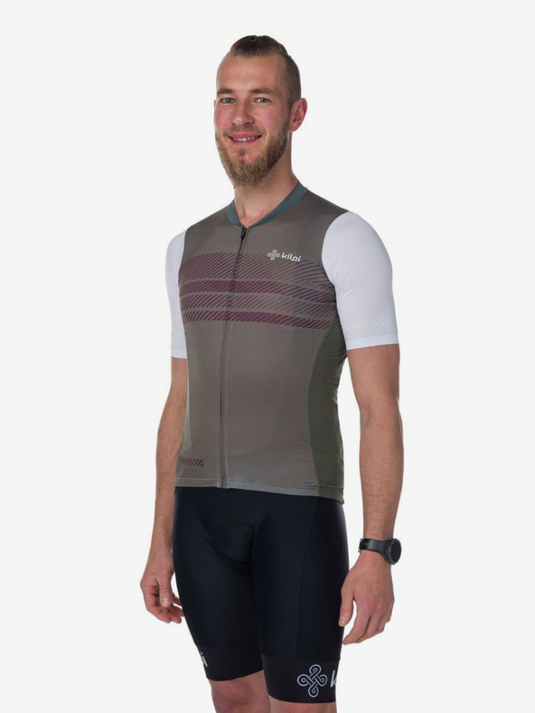 Kilpi Khaki színű férfi kerékpáros mez Kilpi ALVI