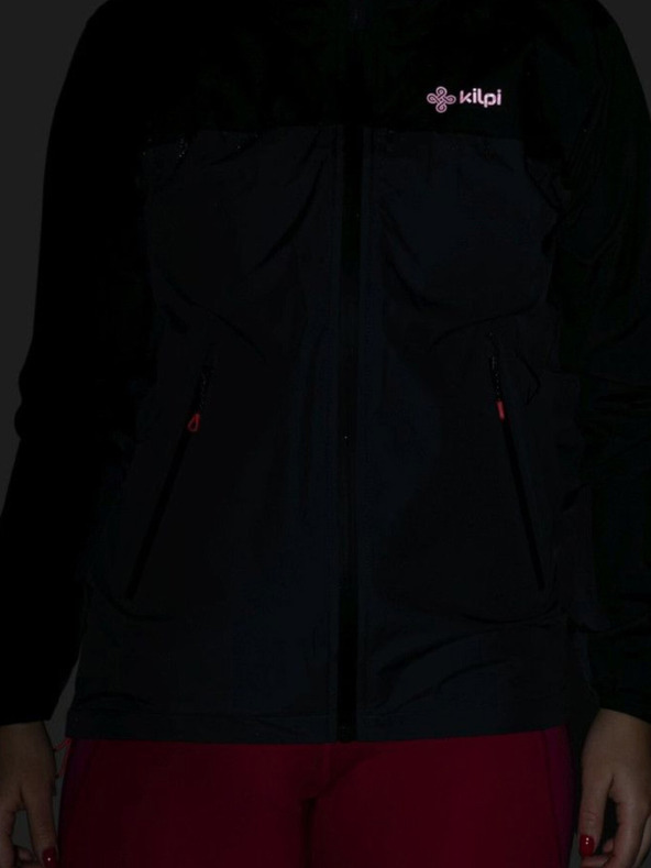 Kilpi Fekete és szürke női Kilpi HURRICANE sportdzseki