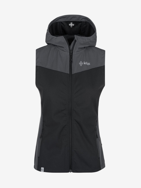 Kilpi Fekete női softshell mellény Kilpi CORTINA