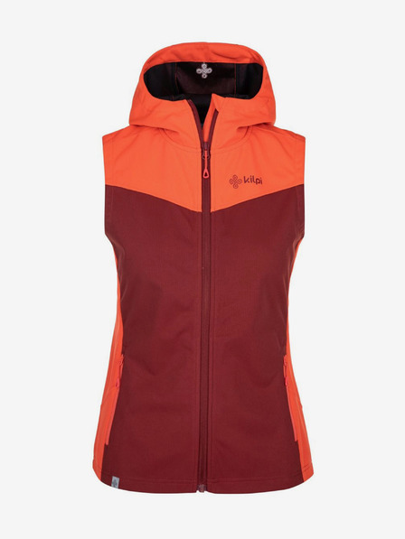 Kilpi Narancssárga és bor női softshell mellény Kilpi CORTINA