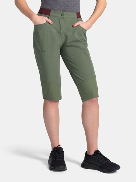 Kilpi Khaki színű női szabadtéri 3/4-es nadrág Kilpi MEEDIN-W