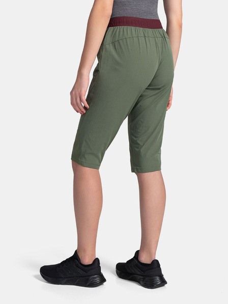 Kilpi Khaki színű női szabadtéri 3/4-es nadrág Kilpi MEEDIN-W
