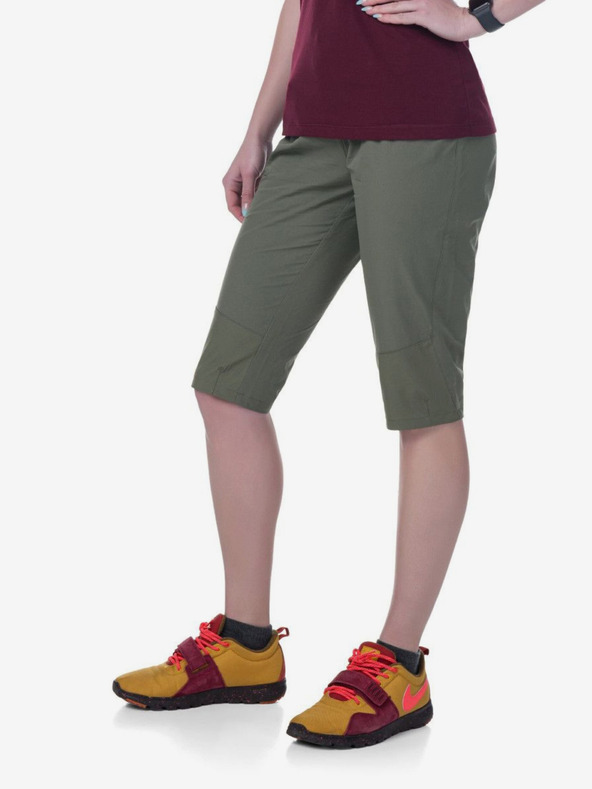 Kilpi Khaki színű női szabadtéri 3/4-es nadrág Kilpi MEEDIN-W