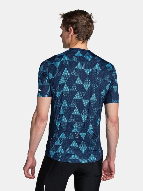 Kilpi Sötétkék férfi mintás kerékpáros mez Kilpi SALETTA-M