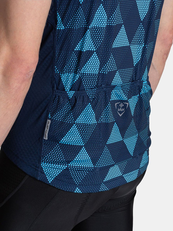 Kilpi Sötétkék férfi mintás kerékpáros mez Kilpi SALETTA-M