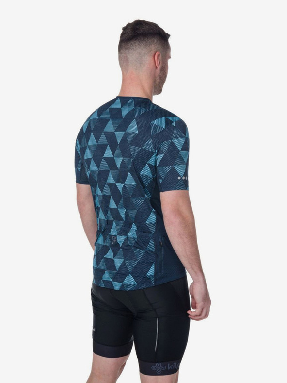 Kilpi Sötétkék férfi mintás kerékpáros mez Kilpi SALETTA-M