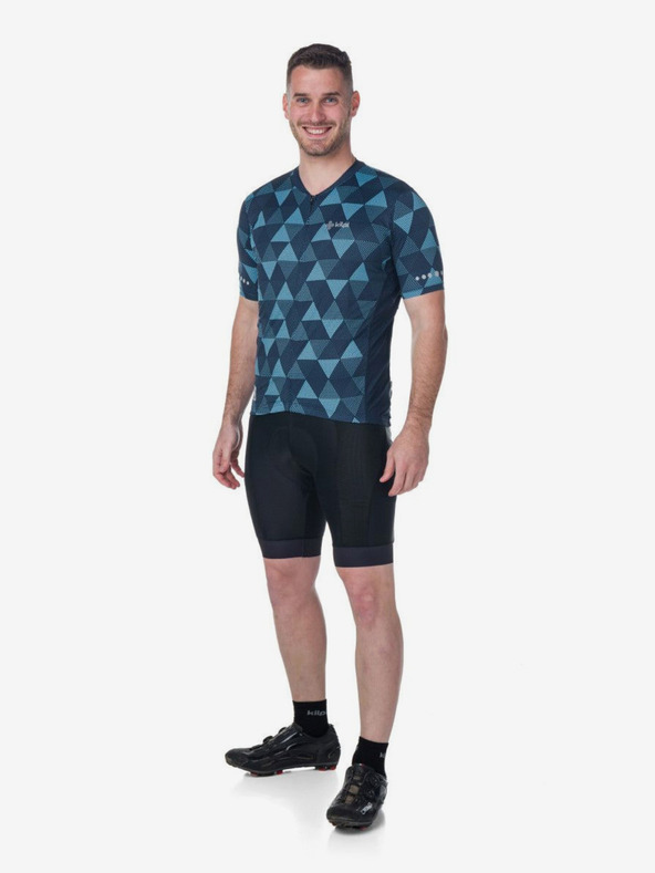 Kilpi Sötétkék férfi mintás kerékpáros mez Kilpi SALETTA-M