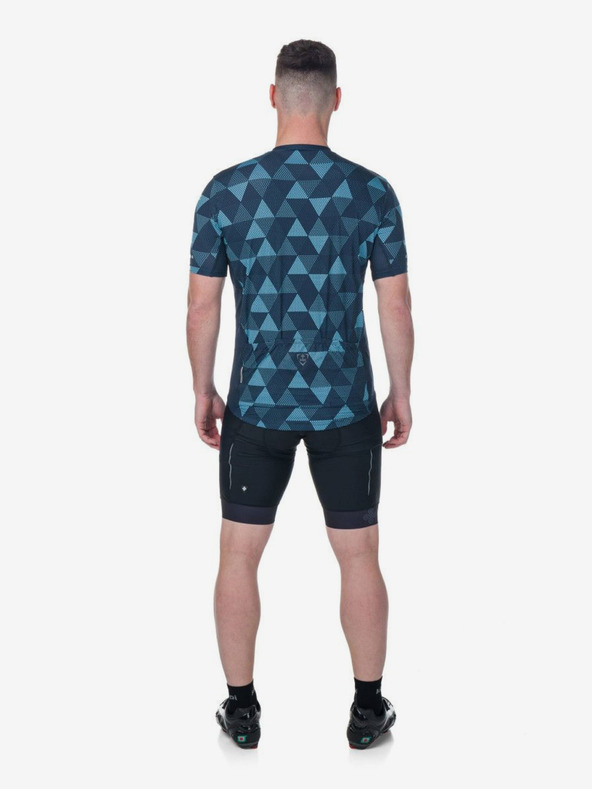 Kilpi Sötétkék férfi mintás kerékpáros mez Kilpi SALETTA-M