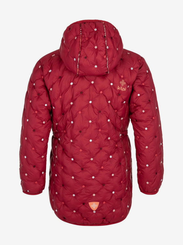 Kilpi Burgundia színű, steppelt télikabát Kilpi DAMIA