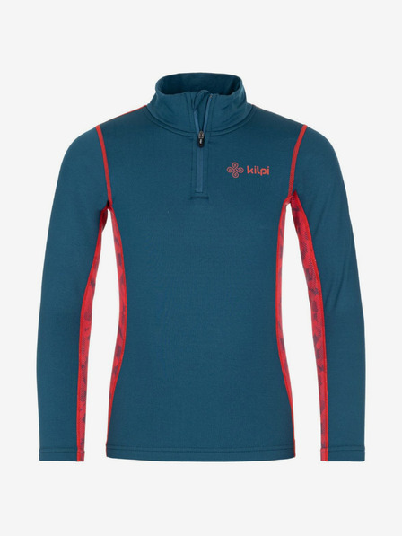Kilpi Petrol színű hosszú ujjú gyermek funkcionális póló Kilpi WILLIE