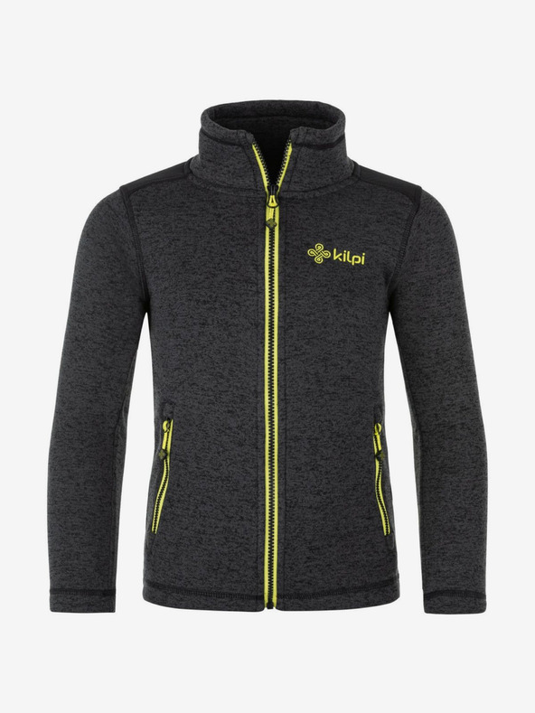Kilpi Kilpi REGIN sötétszürke cipzáras fiú pulóver