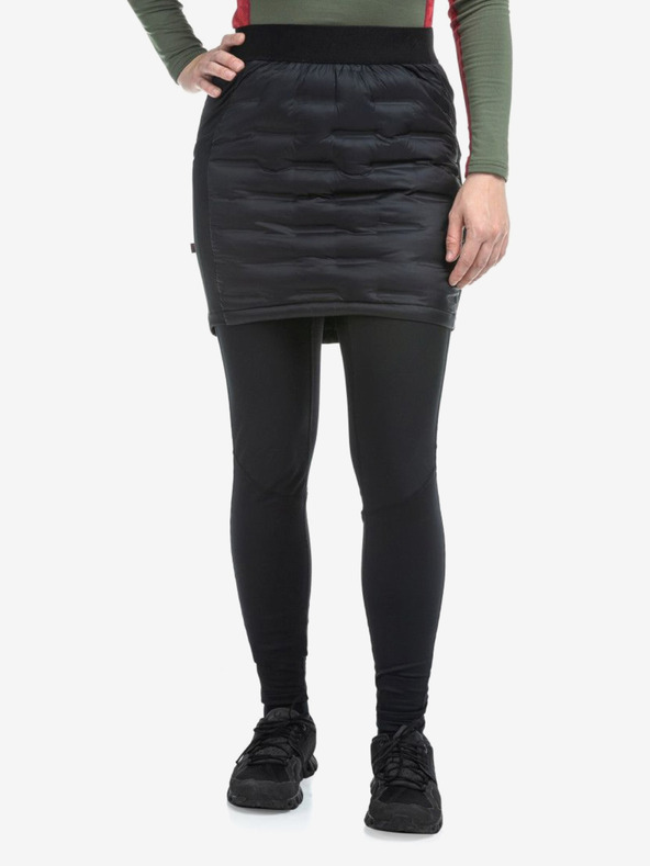 Kilpi Fekete női téli steppelt szoknya Kilpi LIAN