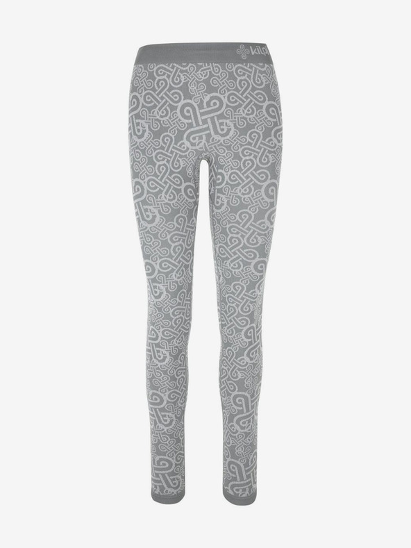 Kilpi Szürke női mintás thermo leggings Kilpi OLINE