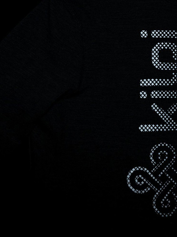 Kilpi Fekete férfi sportpóló cipzárral Kilpi SONET