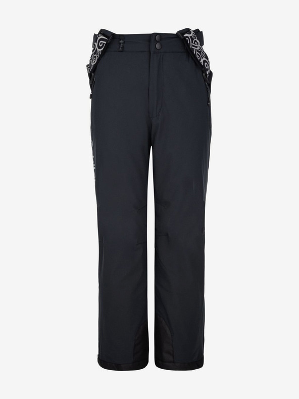 Kilpi Fekete gyermek síelőnadrág Kilpi MIMAS-J