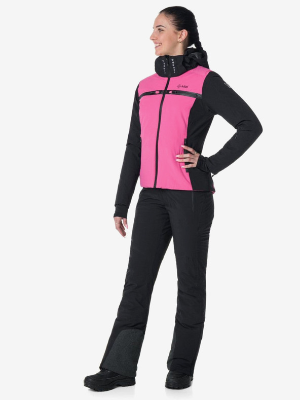Kilpi Fekete és rózsaszín női téli sí dzseki Kilpi HATTORI