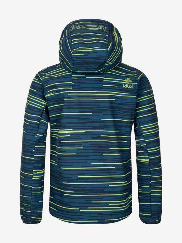 Kilpi Petrol színű csíkos fiú softshell dzseki Kilpi RAVIO