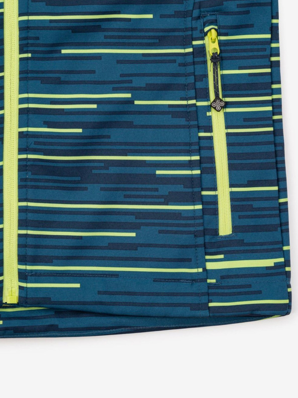 Kilpi Petrol színű csíkos fiú softshell dzseki Kilpi RAVIO