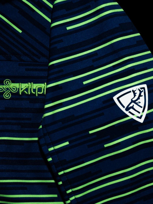 Kilpi Petrol színű csíkos fiú softshell dzseki Kilpi RAVIO