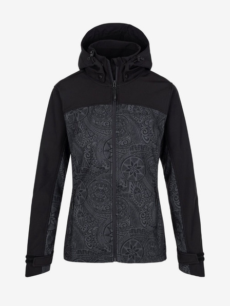 Kilpi Fekete és szürke női Kilpi RAVIA softshell dzseki
