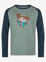 Kilpi Kék és zöld fiú pamut hosszú ujjú póló Kilpi SONIER