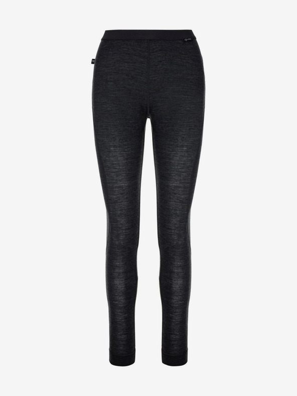 Kilpi Fekete női merinó gyapjú thermo leggings Kilpi MAVORA BOTTOM