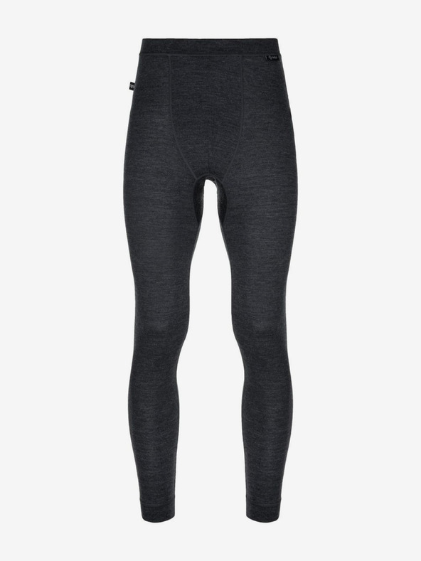 Kilpi Fekete férfi merinói gyapjú sportleggings Kilpi MAVORA BOTTOM MAVORA BOTTOM