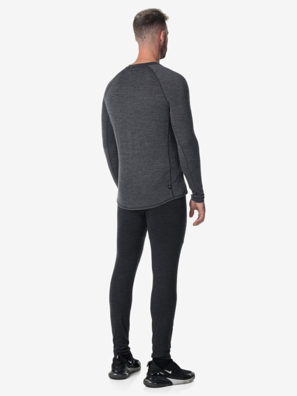 Kilpi Fekete férfi merinói gyapjú sportleggings Kilpi MAVORA BOTTOM MAVORA BOTTOM