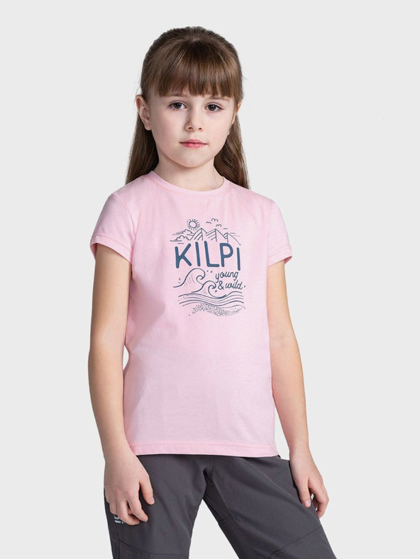Kilpi Rózsaszínű, nyomtatott lány póló Kilpi MALGA