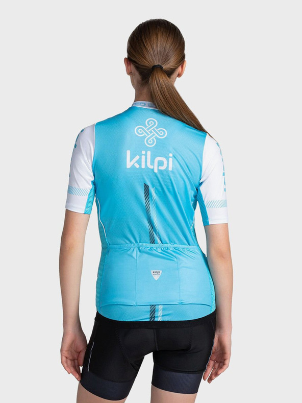 Kilpi Világoskék női cipzáras sportpóló Kilpi CORRIDOR