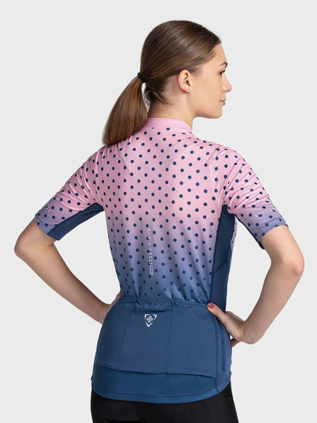 Kilpi Kék és rózsaszín női sportpóló cipzárral Kilpi RITAEL