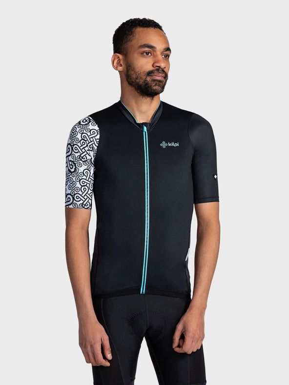 Kilpi Fekete férfi sportcipzáras sportpóló Kilpi PICARD