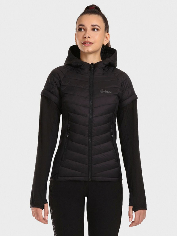 Kilpi Fekete női steppelt kabát Kilpi VERONS
