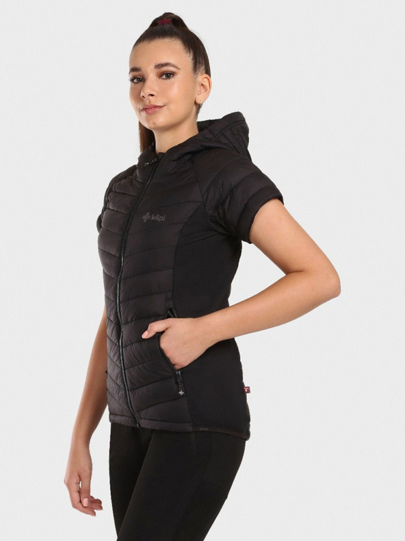 Kilpi Fekete női steppelt kabát Kilpi VERONS