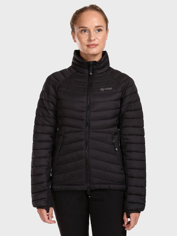 Kilpi Fekete női téli steppelt kabát Kilpi ACTIS