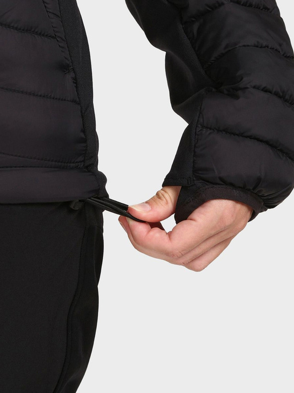 Kilpi Fekete női téli steppelt kabát Kilpi ACTIS