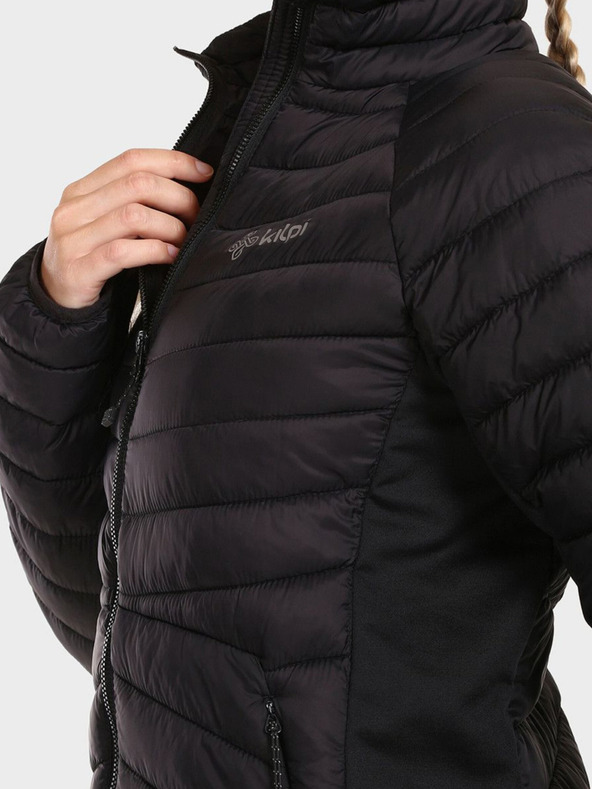 Kilpi Fekete női téli steppelt kabát Kilpi ACTIS