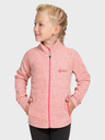 Kilpi Rózsaszín lányoknak való fleece cipzáras kapucnis pulóver Kilpi ALACANT